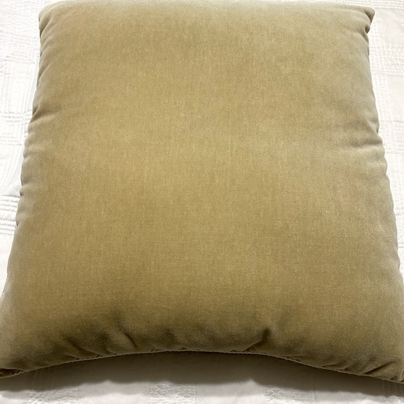 Blue & Cream 18" Pillow Stripes Chinoiserie-Style Lemons Pitchers Bowl Zip Close - Picture 7 of 9